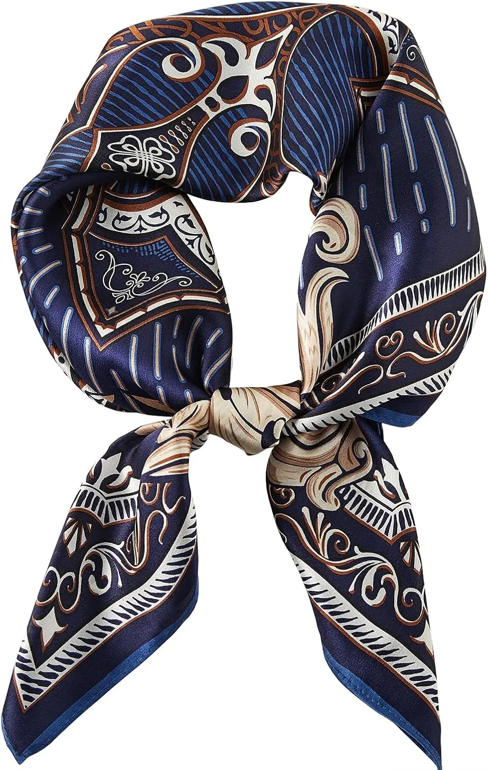 100% Mulberry Silk Square Scarf 27''x27'' Neck Scarf Hair Scarf Headscarf Bandanas for Women
