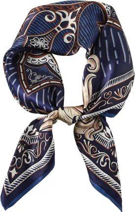 100% Mulberry Silk Square Scarf 27''x27'' Neck Scarf Hair Scarf Headscarf Bandanas for Women