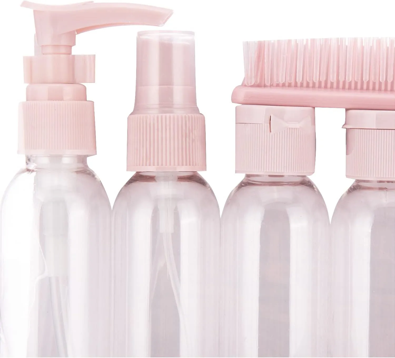 10PCs BPA Free Portable Toiletry Containers Set-Pink(SA2405-173)