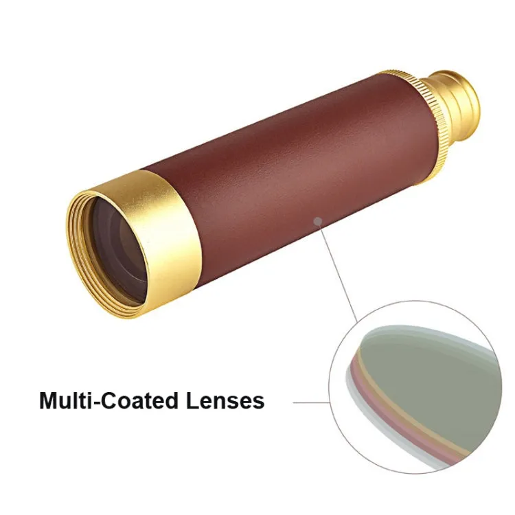 25x32 Pirate High Power Monocular Pocket Telescope,Style: Standard