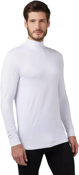 32 Degrees Heat Men's Lightweight Baselayer Mock Top | Form Fitting | Long Sleeve |4-Way Stretch | Thermal