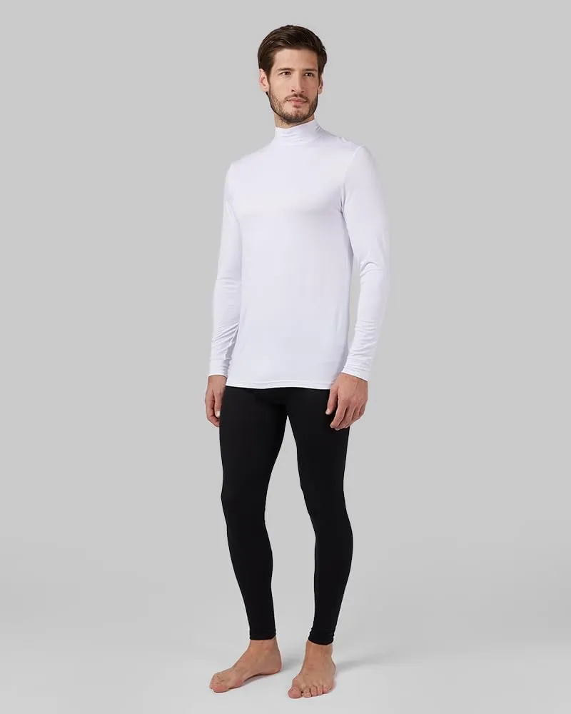 32 Degrees Heat Men's Lightweight Baselayer Mock Top | Form Fitting | Long Sleeve |4-Way Stretch | Thermal