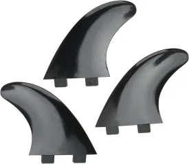 3Pcs Surfboard Fins, PVC Fin Set for Longboard Surfboard Paddleboard Easy to Install and Use Suitable for a Variety of Inflatable Surfboards