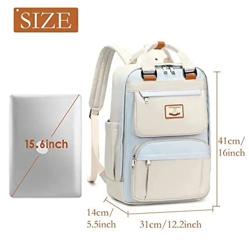 Backpack Waterproof Daypack - Uni Backpack Travel Backpack Hand Luggage Airplane Large Laptop Backpack Backpack School Backpack with 15.6 Inch Laptop Bag & Anti Theft Bag