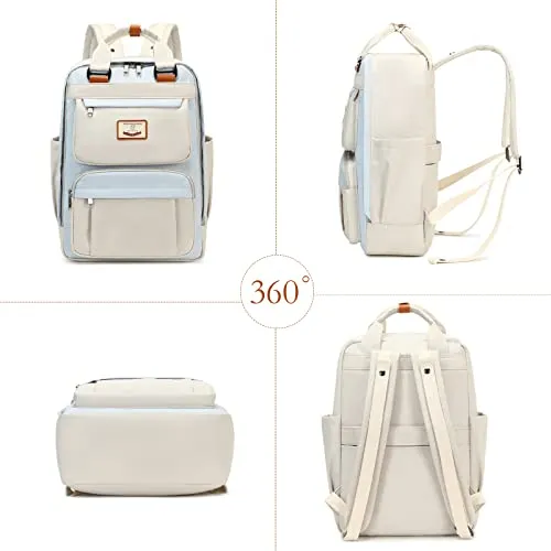 Backpack Waterproof Daypack - Uni Backpack Travel Backpack Hand Luggage Airplane Large Laptop Backpack Backpack School Backpack with 15.6 Inch Laptop Bag & Anti Theft Bag