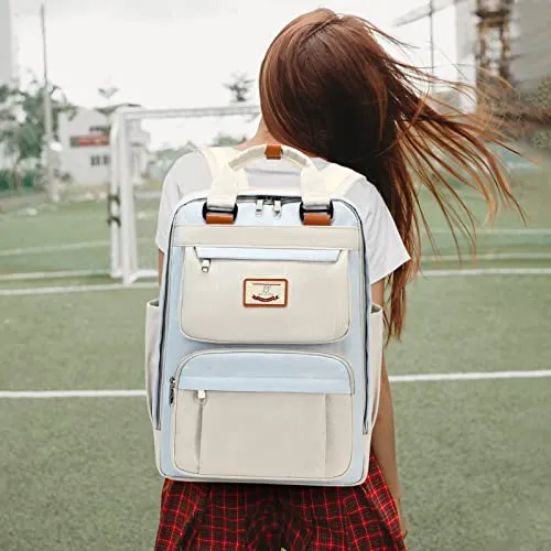 Backpack Waterproof Daypack - Uni Backpack Travel Backpack Hand Luggage Airplane Large Laptop Backpack Backpack School Backpack with 15.6 Inch Laptop Bag & Anti Theft Bag