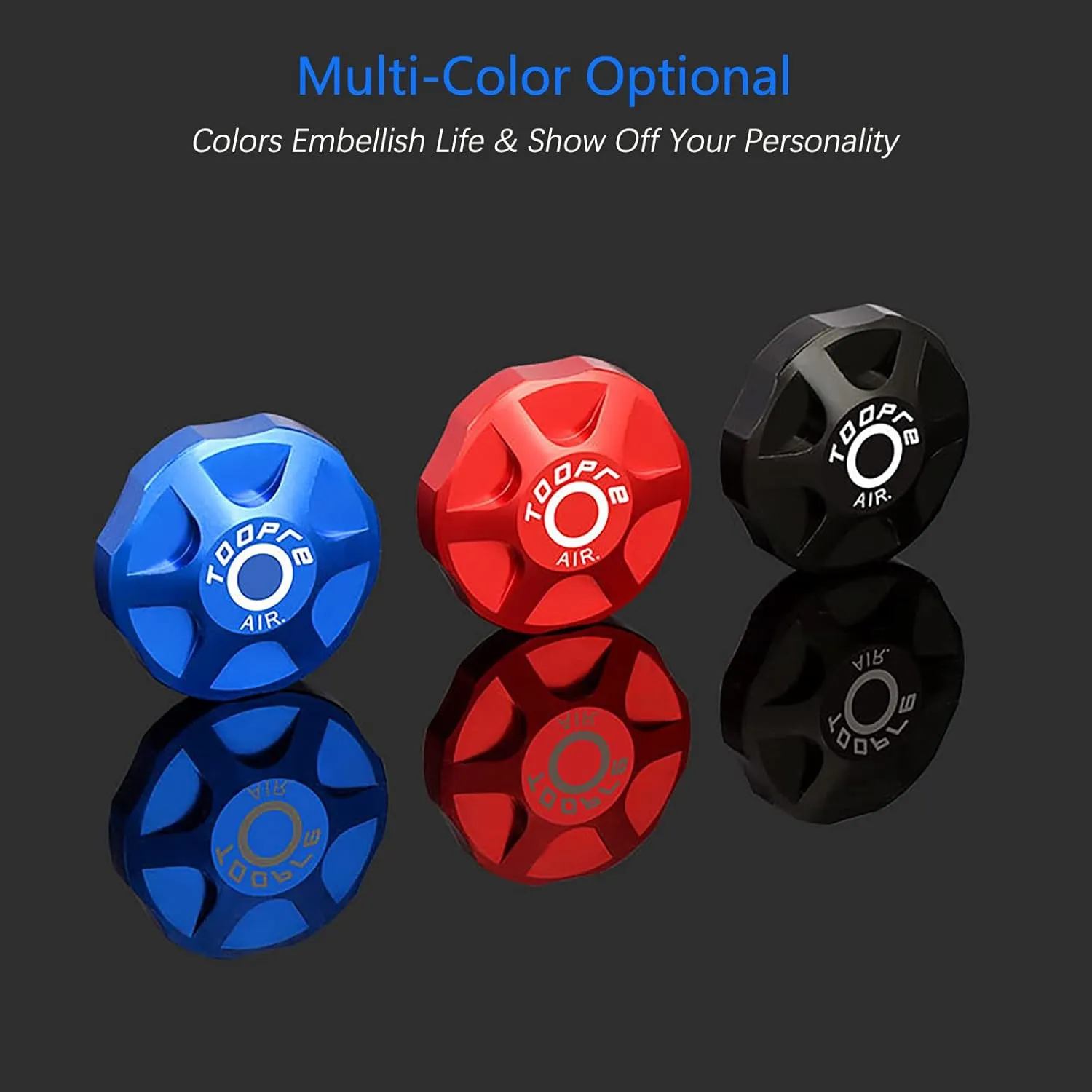 Bicycle Front Fork Cap Suspension Cover Aluminum Alloy Air Gas Shoulder Cover Valve Protector Parts for Mountain Bike Road Bike MTB