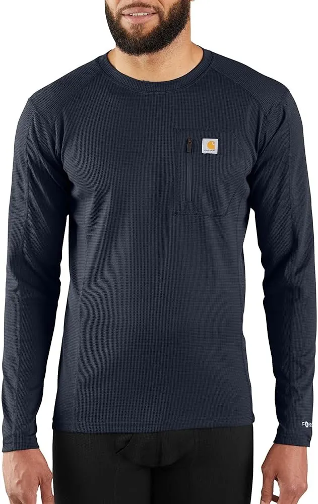 Carhartt Mens Base Force Midweight Tech Thermal Base Layer Long Sleeve Shirt