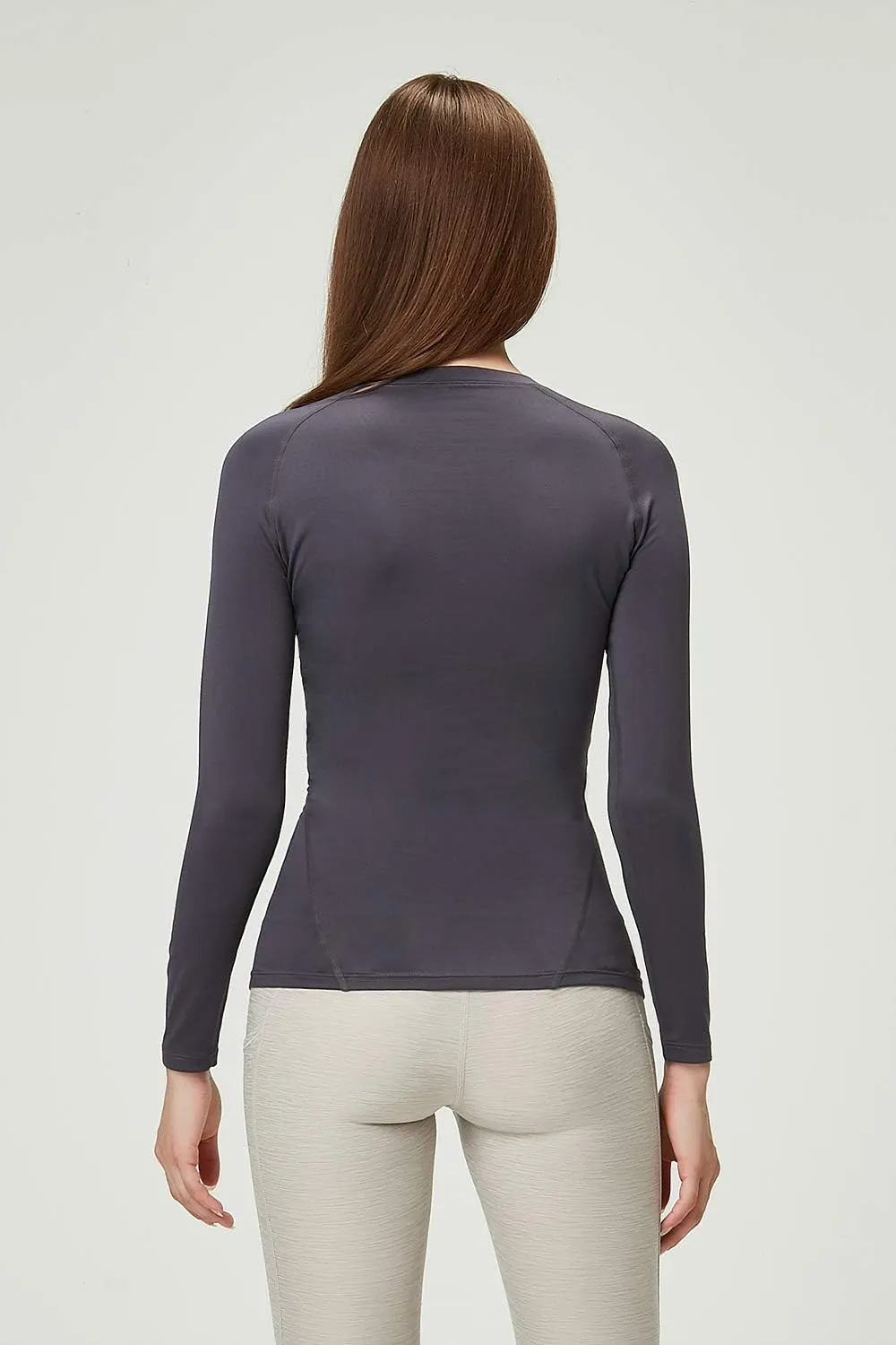 DEVOPS Women's 2 Pack Thermal Long Sleeve Shirts Compression Baselayer Tops