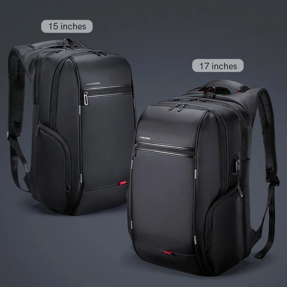 Elite Waterproof Laptop Backpack Multi-Layer Anti-Theft Travel Backpack External USB Charging