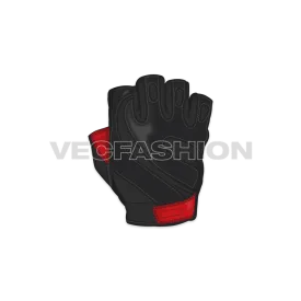 Fingerless Pro Sport Leather Gloves