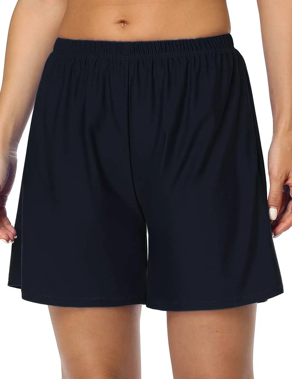 Firpearl Women's Swim Board Shorts UPF 50  Sport Boyleg Swim Trunk Swimsuit Bottoms