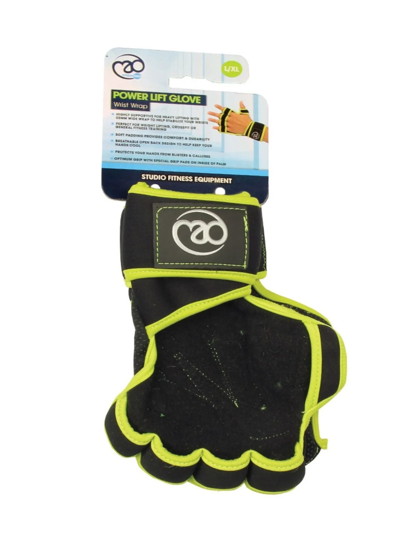 Fitness Mad Power Lift Gloves in Black