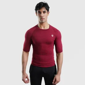GA Compression Short Sleeves (Maroon)
