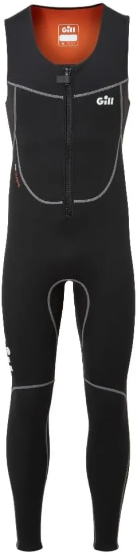Gill Mens Dynamic Long John Sleeveless 3mm Neoprene Wetsuit Thermal Water Sports Paddle Board SUP Kayaking Swimming Surfing