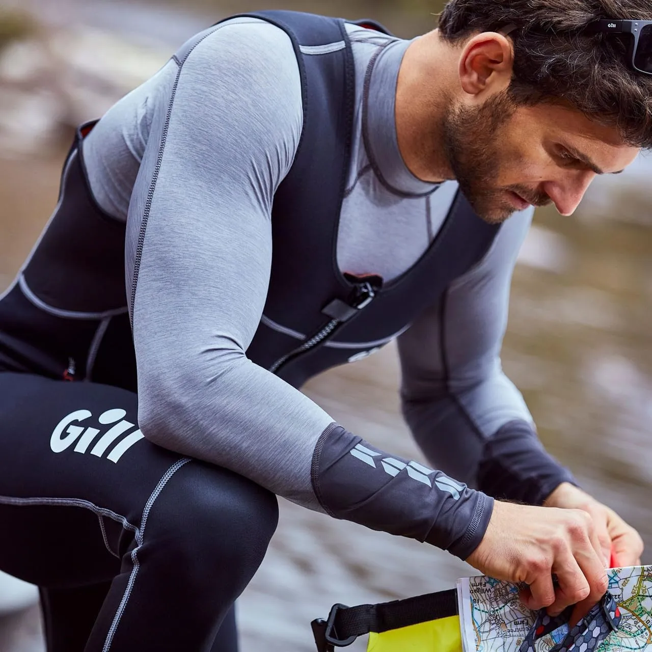 Gill Mens Dynamic Long John Sleeveless 3mm Neoprene Wetsuit Thermal Water Sports Paddle Board SUP Kayaking Swimming Surfing