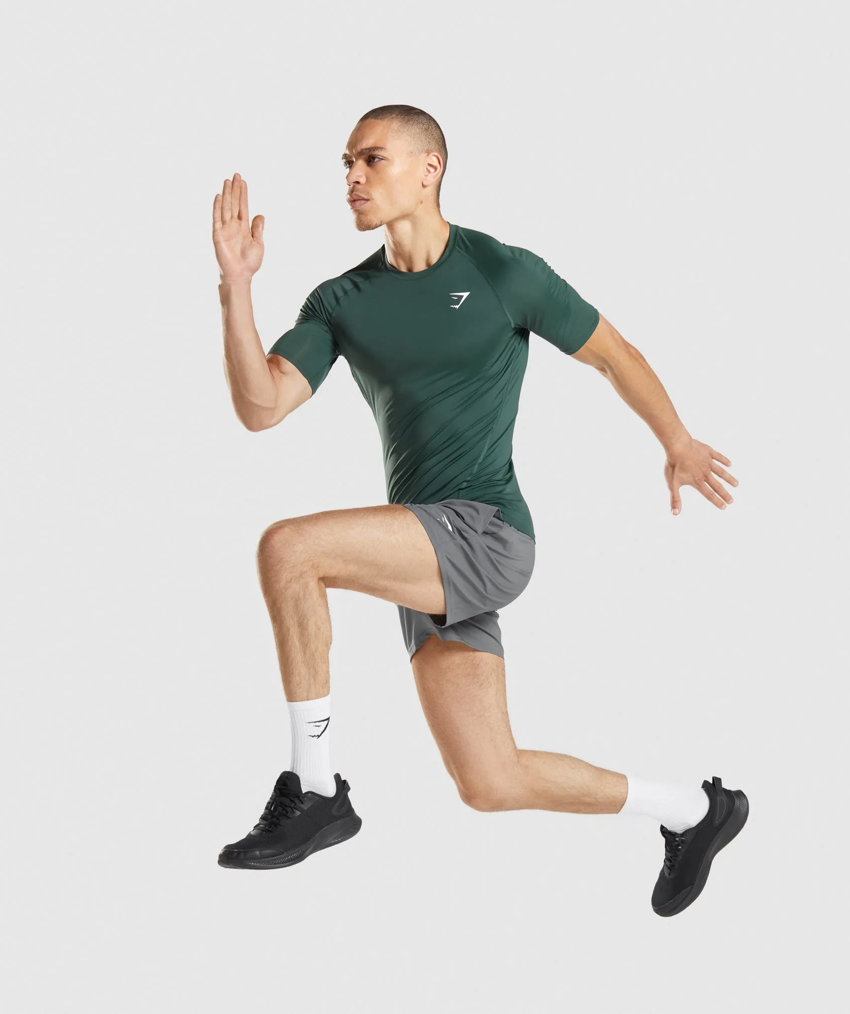Gymshark Element Baselayer T-Shirt - Dark Green