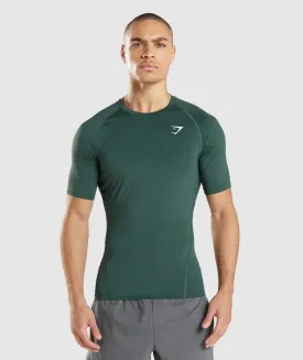 Gymshark Element Baselayer T-Shirt - Dark Green
