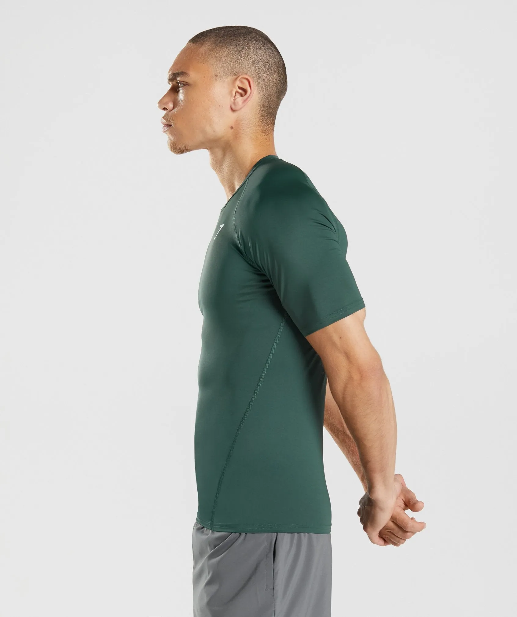 Gymshark Element Baselayer T-Shirt - Dark Green