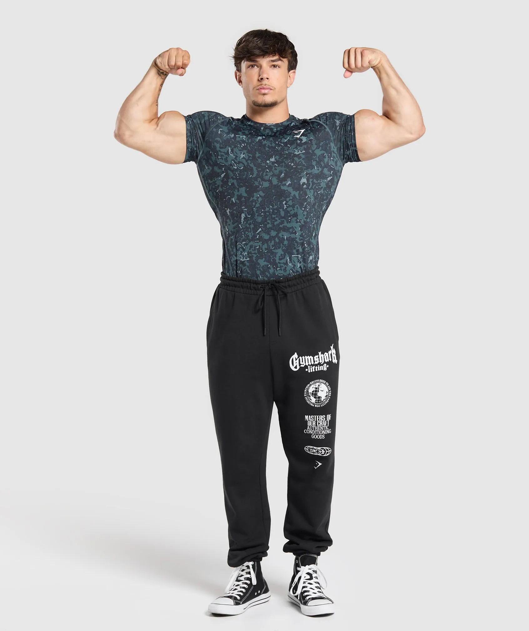 Gymshark Element Baselayer T-Shirt - Titanium Blue