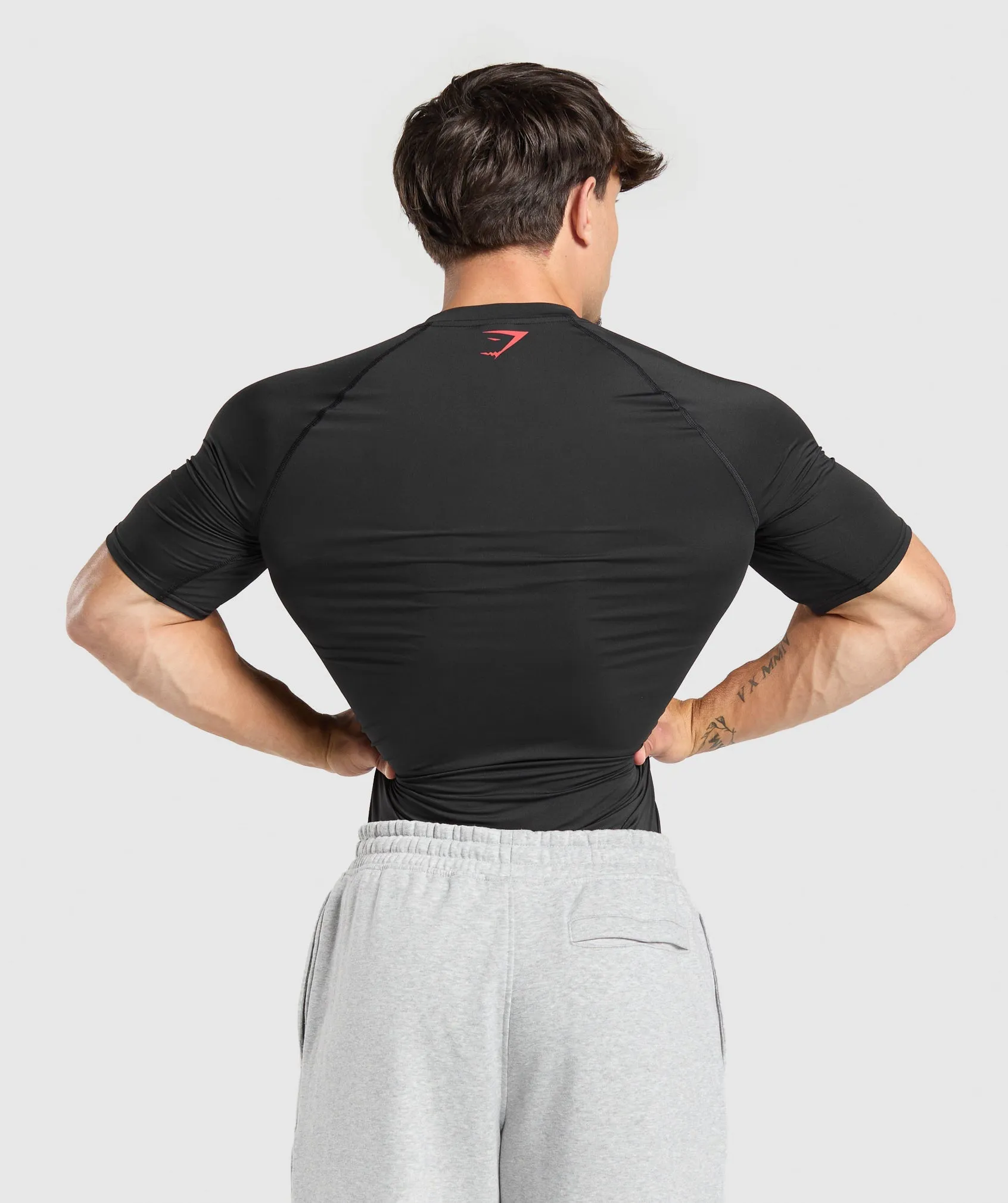 Gymshark Graphic Baselayer T-Shirt - Black