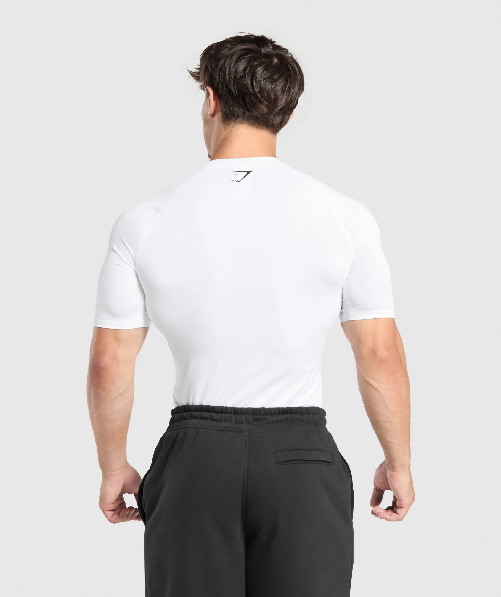 Gymshark Graphic Baselayer T-Shirt - White