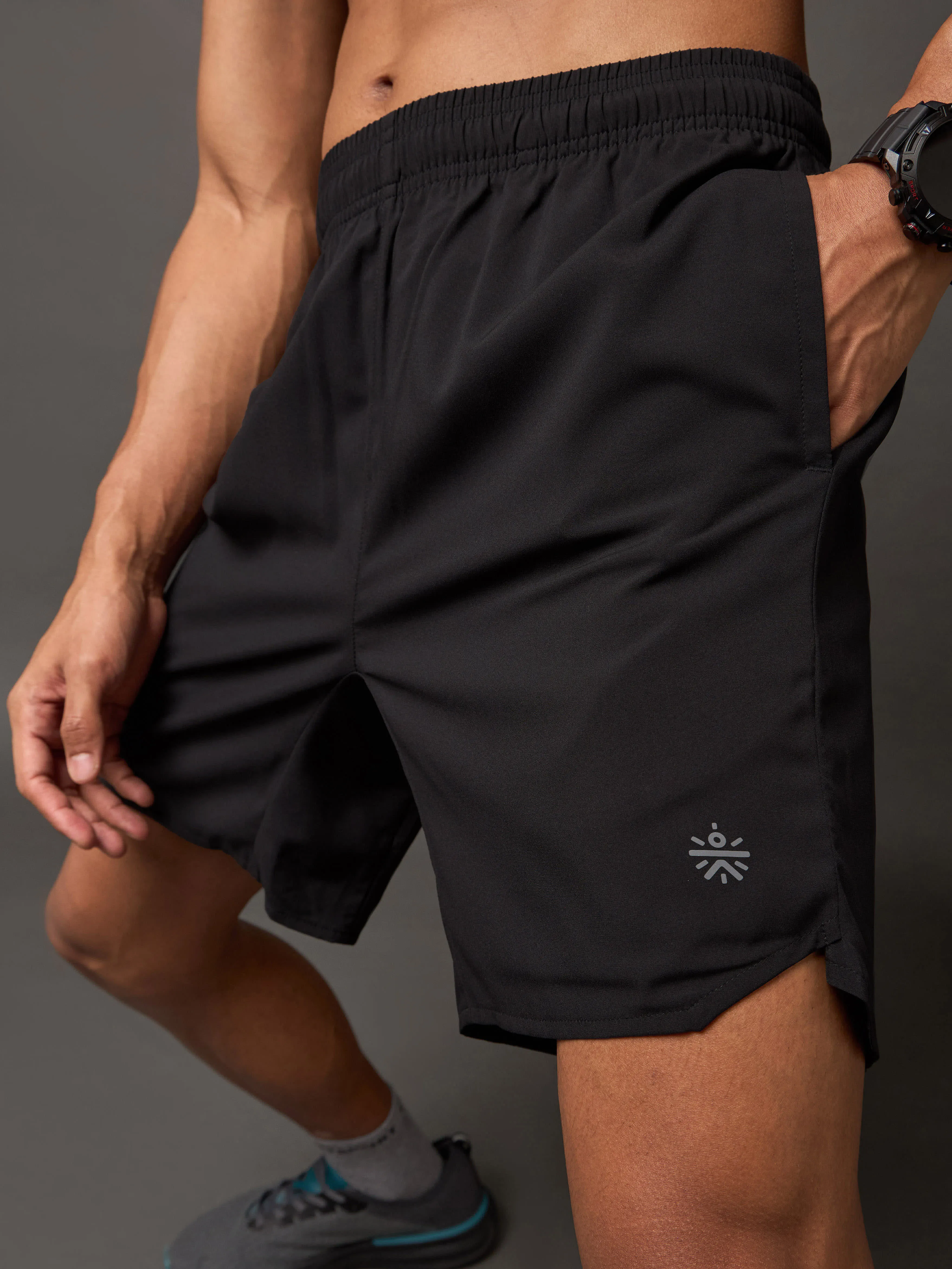 Iconic Black Running Shorts