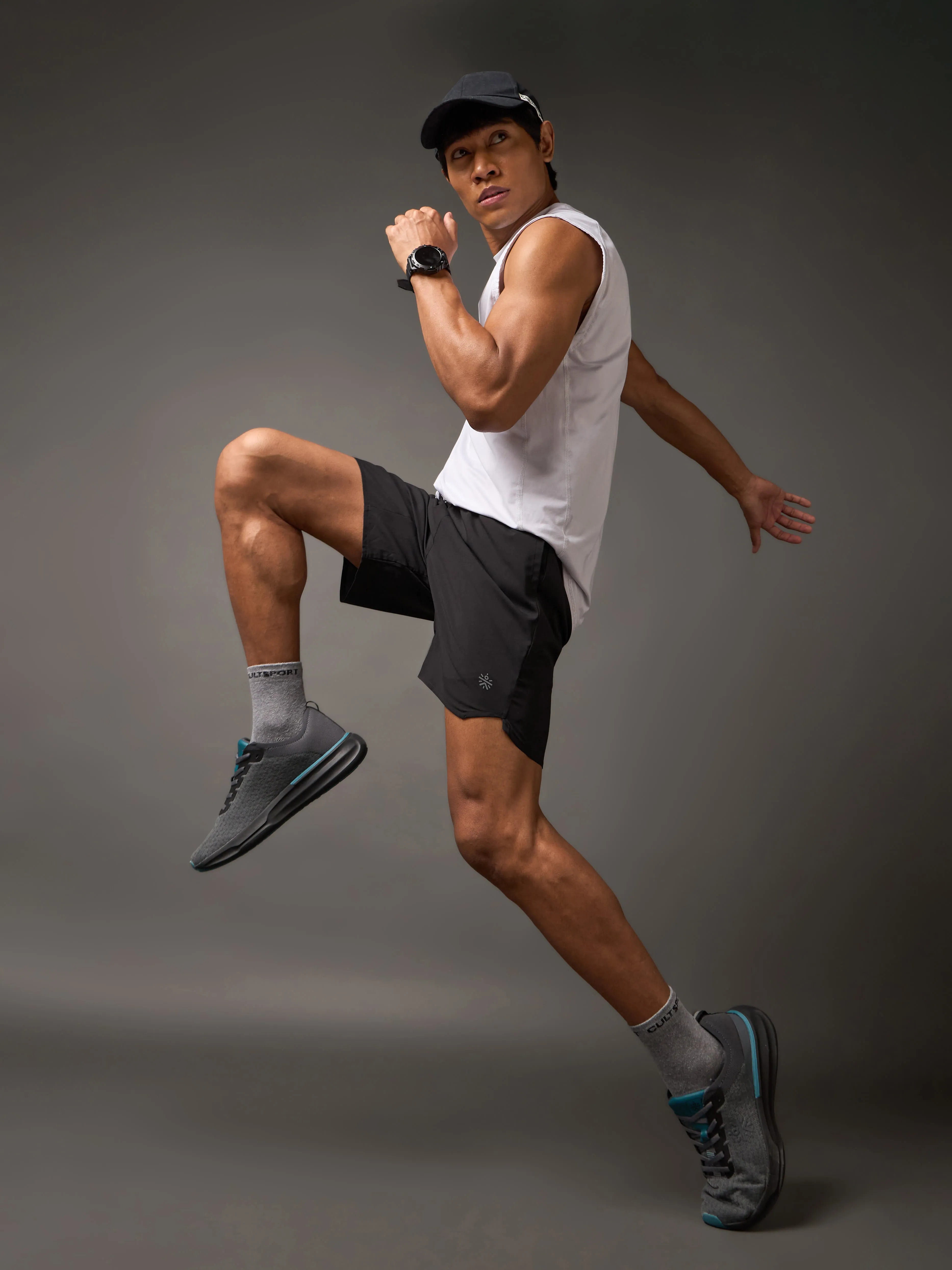 Iconic Black Running Shorts