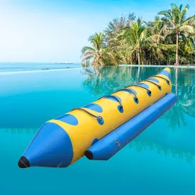 Inflatable Banana Boat, Inflatable Towed Flying Fish Boat, 3-6 People Banana Boat Flying Fish Tube, Suitable for Water Surfing, Rafting,D