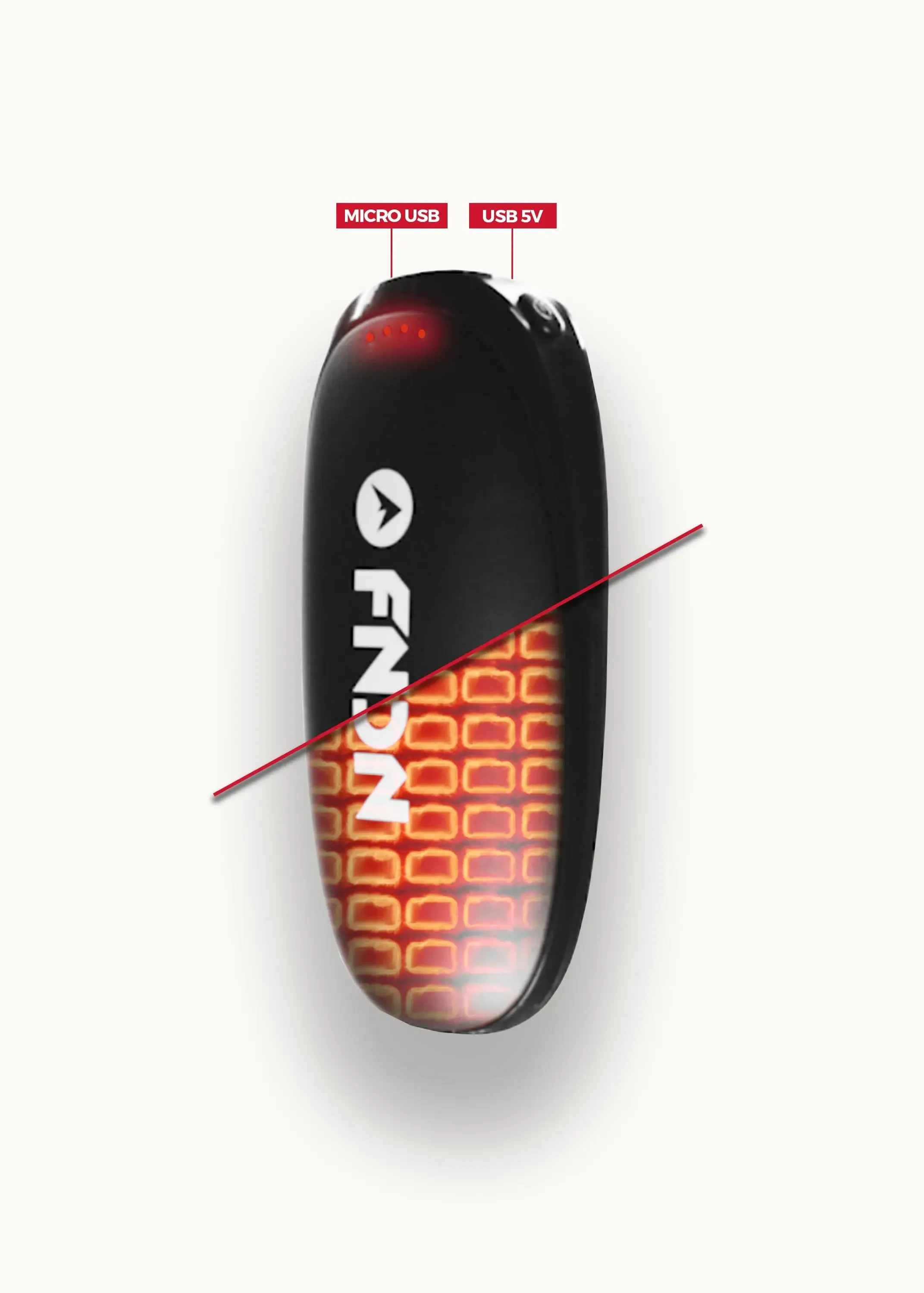 Micro Heat 5K Rechargeable Hand Warmer - 5200 mAh