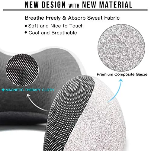MLVOC Travel Pillow 100% Pure Memory Foam