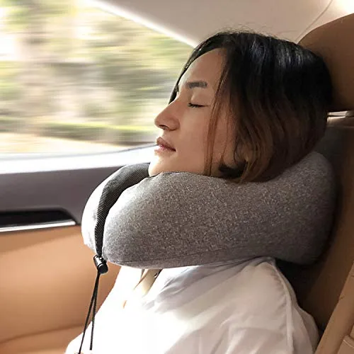 MLVOC Travel Pillow 100% Pure Memory Foam