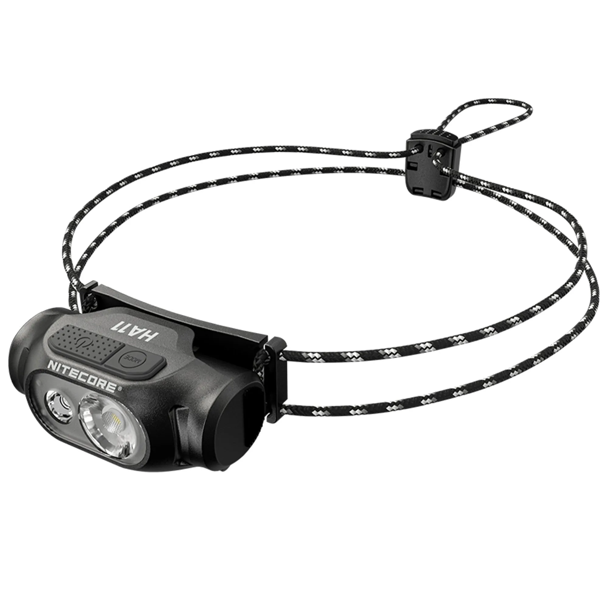 Nitecore HA11 Ultra-Lightweight Headlamp w/ aux. Red Beam (240 Lumens | 1xAA)
