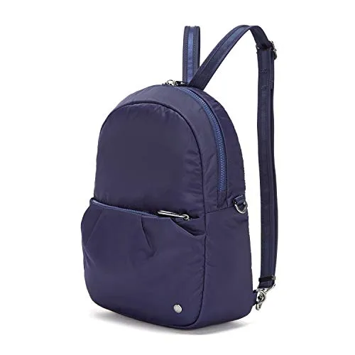 PacSafe Women's Citysafe CX Anti Theft Convertible Backpack-Fits 10" Tablet, Nightfall, 8 Liter
