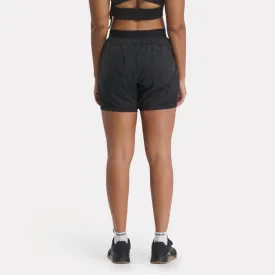 Reebok Apparel  Men's Running 2 In 1 Short Reebok Running App Men Black Reg