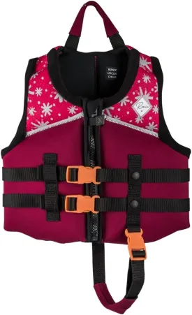 Ronix Laguna Girl's CGA Life Vest, Plum, Child (30-50lbs)