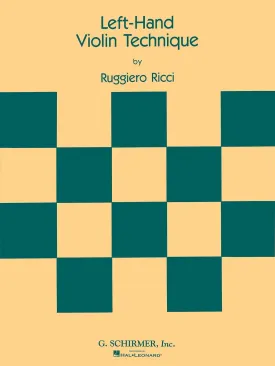 Ruggiero Ricci: Left Hand Violin Technique. Partitions pour Violon Sheet music