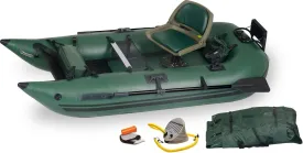 Sea Eagle 285 Frameless Inflatable 9 Pontoon Fishing Boat - 1 Person- Lightweight, Portable-Perfect for Hunting & Fishing-Sets up in 5 Minutes