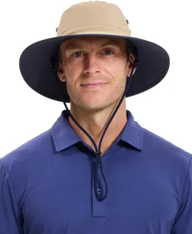 Solbari Unisex Traveler Broad Brim Sun Hat UPF 50 , Ultimate UV Protection, Lightweight & Breathable, Packable Travel Hat