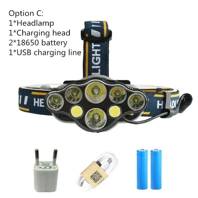 Spotter Deluxe™ 8 LED Headlamp 15000 Lm