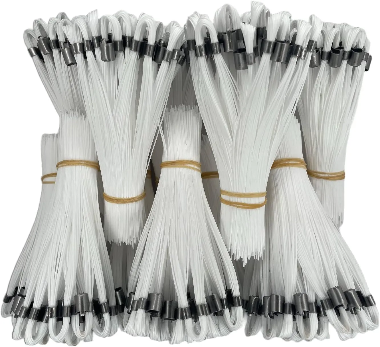 Stake Chaser Ground Marking Whiskers White 6 Inch 500-Count (Flags only, no Nails) for Survey, Landscape Design, Construction Markers, Property Line Markers, Trail Markers