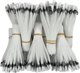 Stake Chaser Ground Marking Whiskers White 6 Inch 500-Count (Flags only, no Nails) for Survey, Landscape Design, Construction Markers, Property Line Markers, Trail Markers