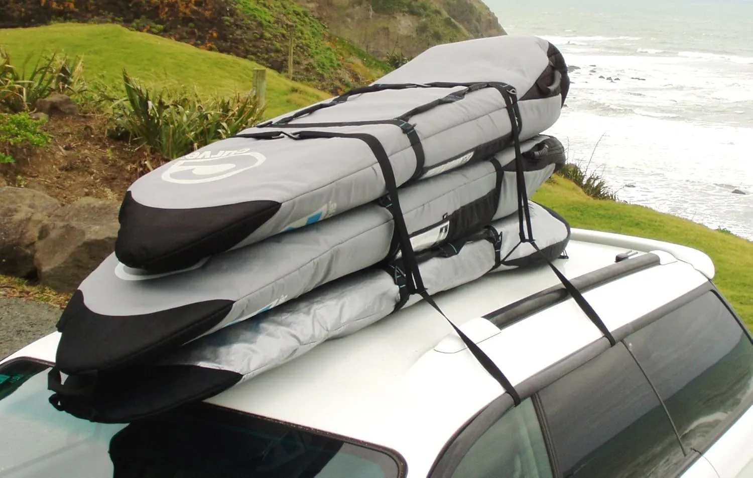 Surfboard Soft Rack - Surfboard Car Racks for Travel by Curve (Set of 2)