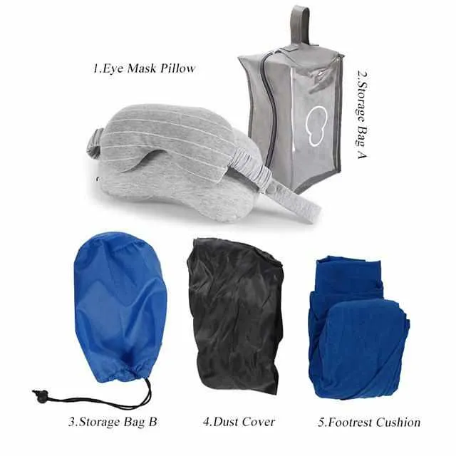 The Most Diverse & Innovative Inflatable Travel Neck Pillow and Footrest