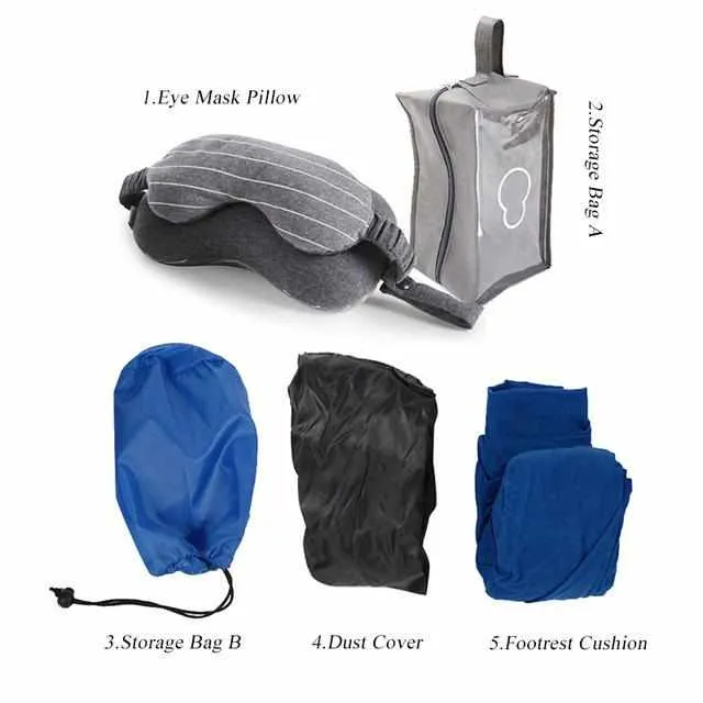 The Most Diverse & Innovative Inflatable Travel Neck Pillow and Footrest