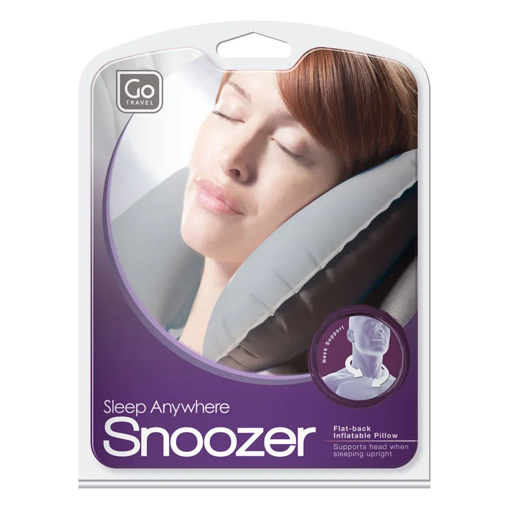 The Snoozer Inflatable Neck Pillow Design Go
