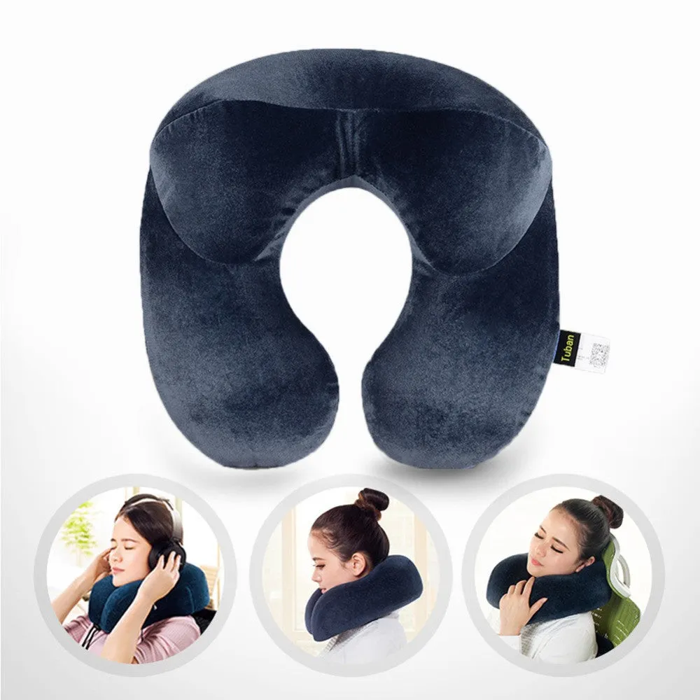 U-Shape nflatable Neck Pillow Travel Accessories