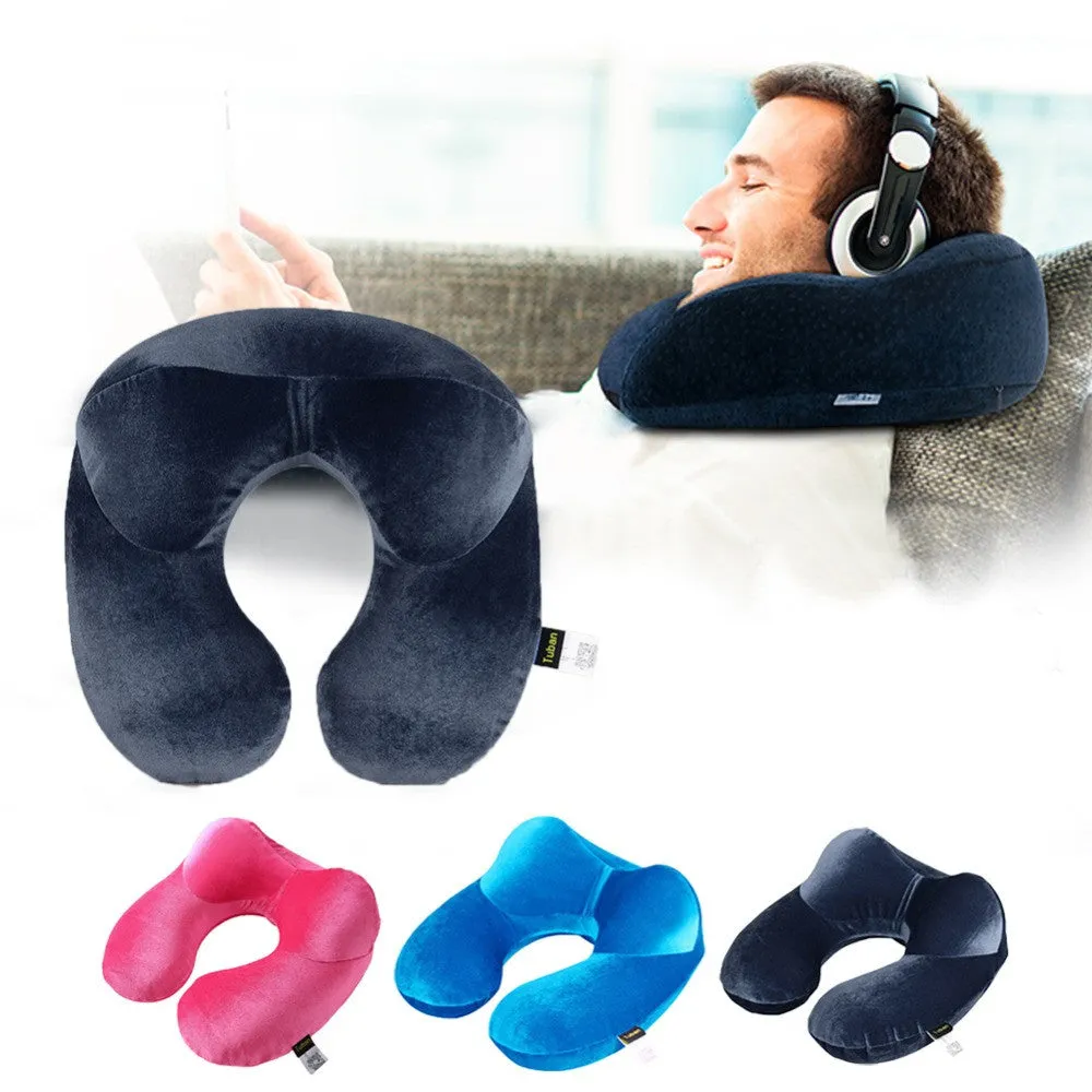 U-Shape nflatable Neck Pillow Travel Accessories