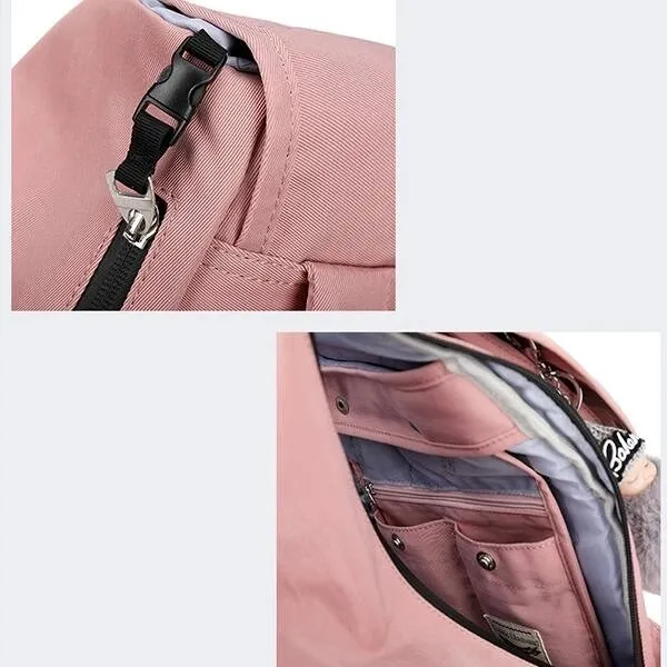 Women Large Capacity Anti-theft Backpack School Bag Travel